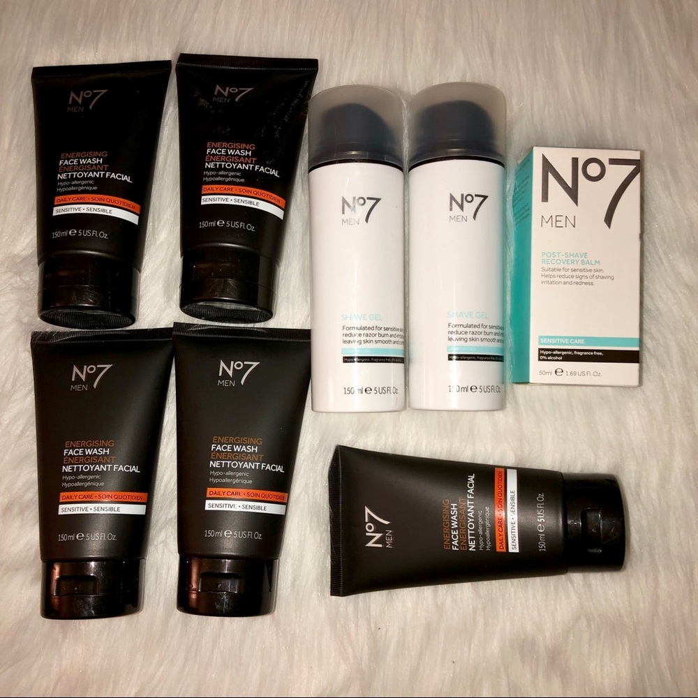 No.7 Men’s Facial Bundle of 8 Pieces(NEW)